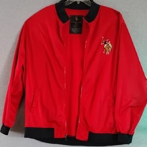 U.S. Polo Assn. Red Bomber Jacket